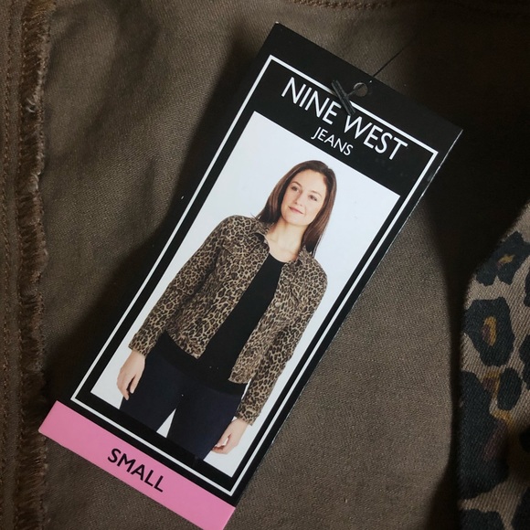 Cheetah Bengal Print Tan Sharp Denim Jean Jacket - Picture 8 of 13